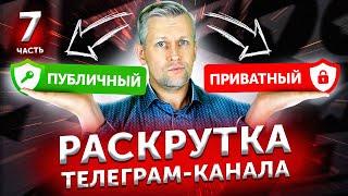 Раскрутка Телеграм канала: ЛУЧШЕ публичный ИЛИ приватный?