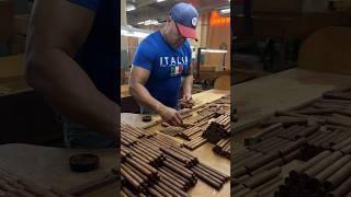 Inside the Partagas factory in Havana.  How many cigars do you recognise? 