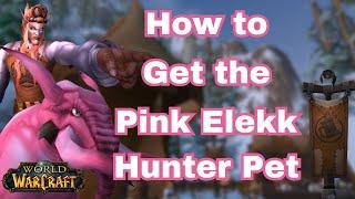 How to Tame the Brewfest Pink Elekk Hunter Pet | 4k World of Warcraft | Dragonflight | Hunter Pets