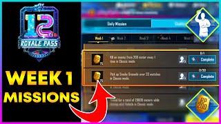 Pubg Mobile Season 12 Week 1 Complete Mission Explained (Hindi)