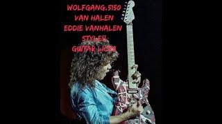 VAN HALENEDDIE VAN HALEN STYLE GUITAR LICKS @5150show  @VANHALENARCHIVE