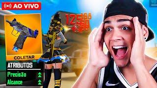  FREITAS AO VIVO  MINI UZI ATRIBUTADA!!  FREE FIRE MOBILE 