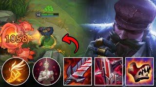 Wild Rift: Physical Vamp Graves 1 AA = FULL HP (Build & Gameplay)