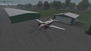 IFR in the X-Plane King Air C90 in 11.30