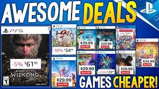 TONS of NEW PlayStation Game DEALS - Awesome PS5/PS4 Games CHEAPER!