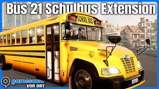 BUS SIM SCHULBUS ADDON GAMEPLAY  GAMESCOM 23 VOR ORT