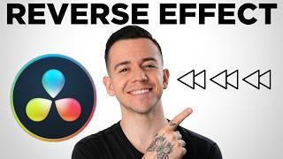 How do I reverse a clip in DaVinci Resolve