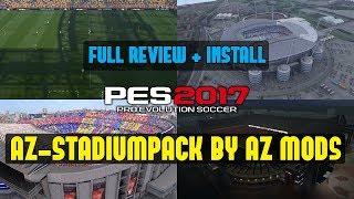 PES 2017 | AZ_STADIUMPACK by Az Mods "full review" (DOWNLOAD+INSTALL)