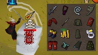 Loot from 30 days of Pking from scratch (Finale)