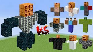 MUTANT CHAD WARDEN vs All Minecraft Bosses - Minecraft Mob Battle