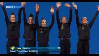 Award Ceremony Junior Group Teams 10 Clubs Final - Ukraine  - Junior World Championships Sofia 2025