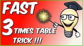 Fast 3 times table trick!!!