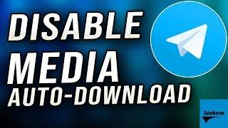 Telegram - How to Enable/Disable Automatic Media Download