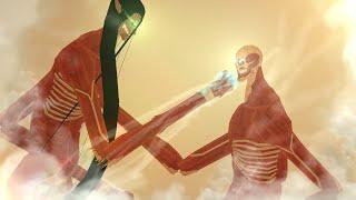 Eren Colossal Titan vs Armin Colossal Titan In People Playground