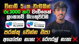 online job sinhala - online job at home sinhala - E money sinhala - online salli hoyana karama