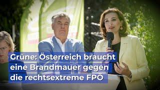 Die Grünen fordern eine klare Abgrenzung der österreichischen Politik gegenüber der FPÖ