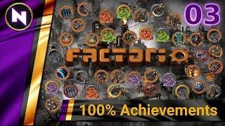 Factorio 100% Achievements #3 GETTING ON TRACK LIKE A PRO