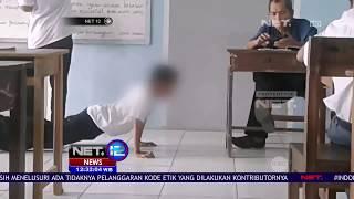 Telat Masuk Kelas, Siswa SMK Ditendang Guru Sendiri - NET12