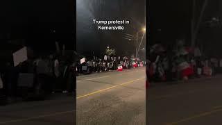 Trump immigration protest in Kernersville, NC #ncnews