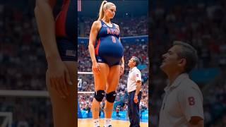 "Tallest Female Volleyball Star in USA  #TallQueen"#tallgirlfriend #volleyball #usa