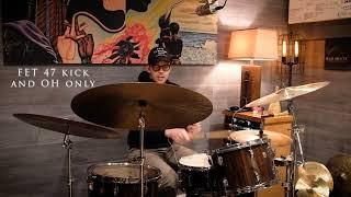 United UT FET47 Demoed on TWO drum sets by Carter McLean