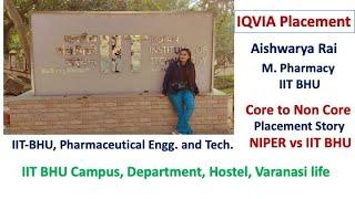 IIT BHU placement | Pharmaceutical Engineering and Technology | IQVIA placement | Pharmacy placement