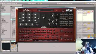 U-He Diva Tutorial - Analog Sounding, Pulse wave Pluck