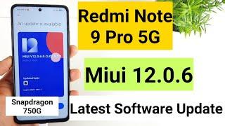 Redmi note 9 pro 5g software update miui 12.0.6