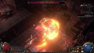 Path of Exile 2 - Act 1 bosses with full fire sorceress