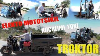 Elektro mototsikl kuchlimi yoki Traktor