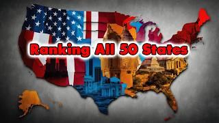 All 50 STATES in AMERICA Ranked WORST to BEST