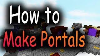 Hypixel Skyblock - How To Make Portals!