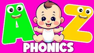 ABC Phonic Song - Toddler Learning Video Songs, A for Apple, Nursery Rhymes, Kids Songs, ABCD Song