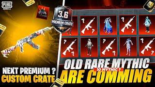 Premium Crate Last Date | Old rare Mythics Are Coming || PUBGM