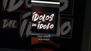after effects layers, masks and nulls. Smooth animation