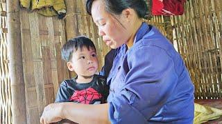 The sad Elephant Boy told his aunt about his mother