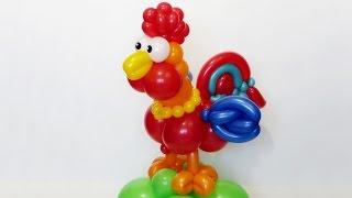 Big cockerel of balloons twisting tutorial (Subtitles)