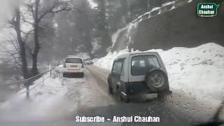 Kufri to Shimla Snow Driving   || Anshul Chauhan  || Himalayan Snow  Rider || ACY00V46 ||