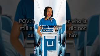 Me to that passenger who told me to get out! #viralvideo #flightattendant