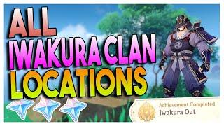 All Iwakura Samurai Locations ("Iwakura Out" Hidden Achievement + Luxurious Chest) | Genshin Impact