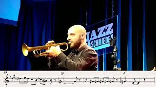 Gregorio Mangano - Blues Trumpet Solo Transcription