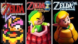 Evolution of Link Getting Eaten by Like Like in Zelda Games (1986-2023)