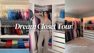 DREAM CLOSET ORGANIZATION + FULL TOUR | CHIT CHAT - HOW I BECAME AN ONER ACTIVE ATHLETE