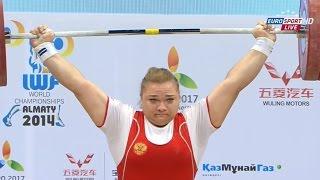 2014 World Weightlifting Championships, Women +75 kg \ Тяжелая Атлетика. Чемпионат Мира