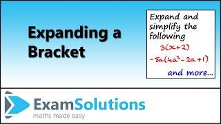 Expanding a Bracket | ExamSolutions