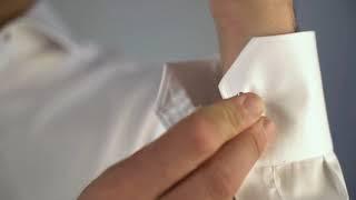 Camicia Bianca da Uomo - polsini con Gemelli