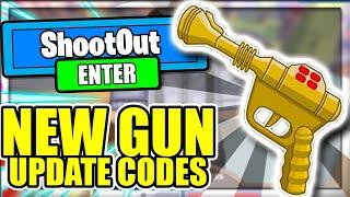 ALL SECRET *NEW GUN* UPDATE CODES! Shoot Out Roblox