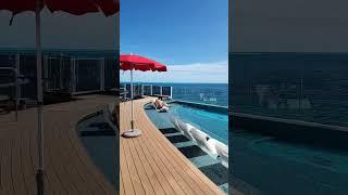 Infinity Pool at Sea | Views from back of MSC Seascape |