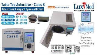 LuxMed® Table Top Autoclave Class B, Tabletop Autoclave, Autoclave , Dental Autoclave