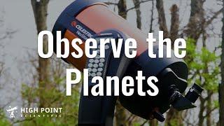 Best Telescope for Viewing the Planets | High Point Scientific